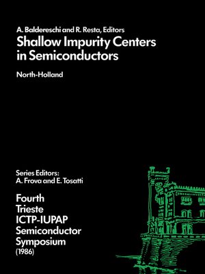 cover image of Shallow Impurity Centers in Semiconductors
